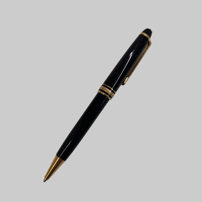 MONT BLANC Penna a sfera "Meisterstück Solitaire" in resina nera