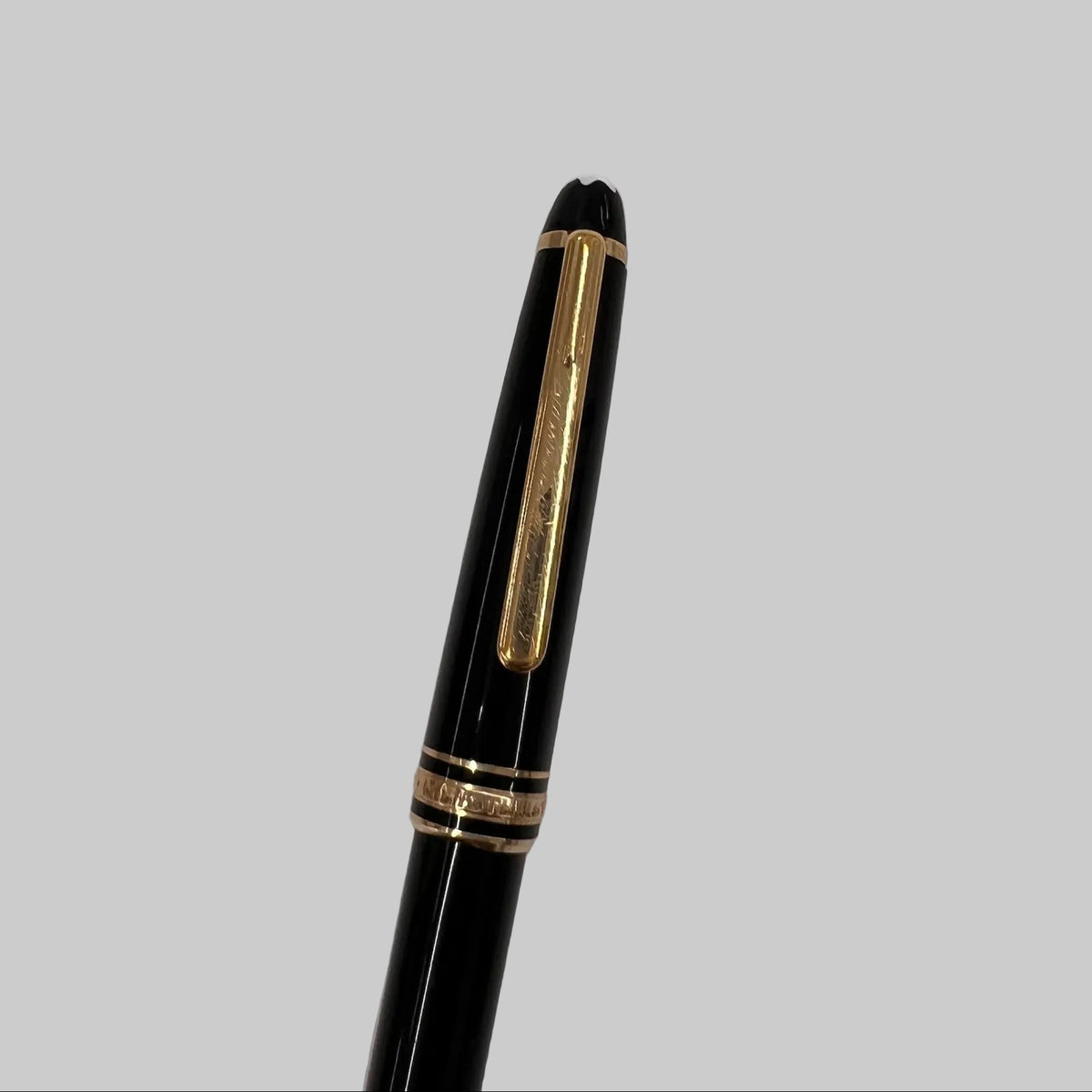 MONT BLANC Penna a sfera "Meisterstück Solitaire" in resina nera
