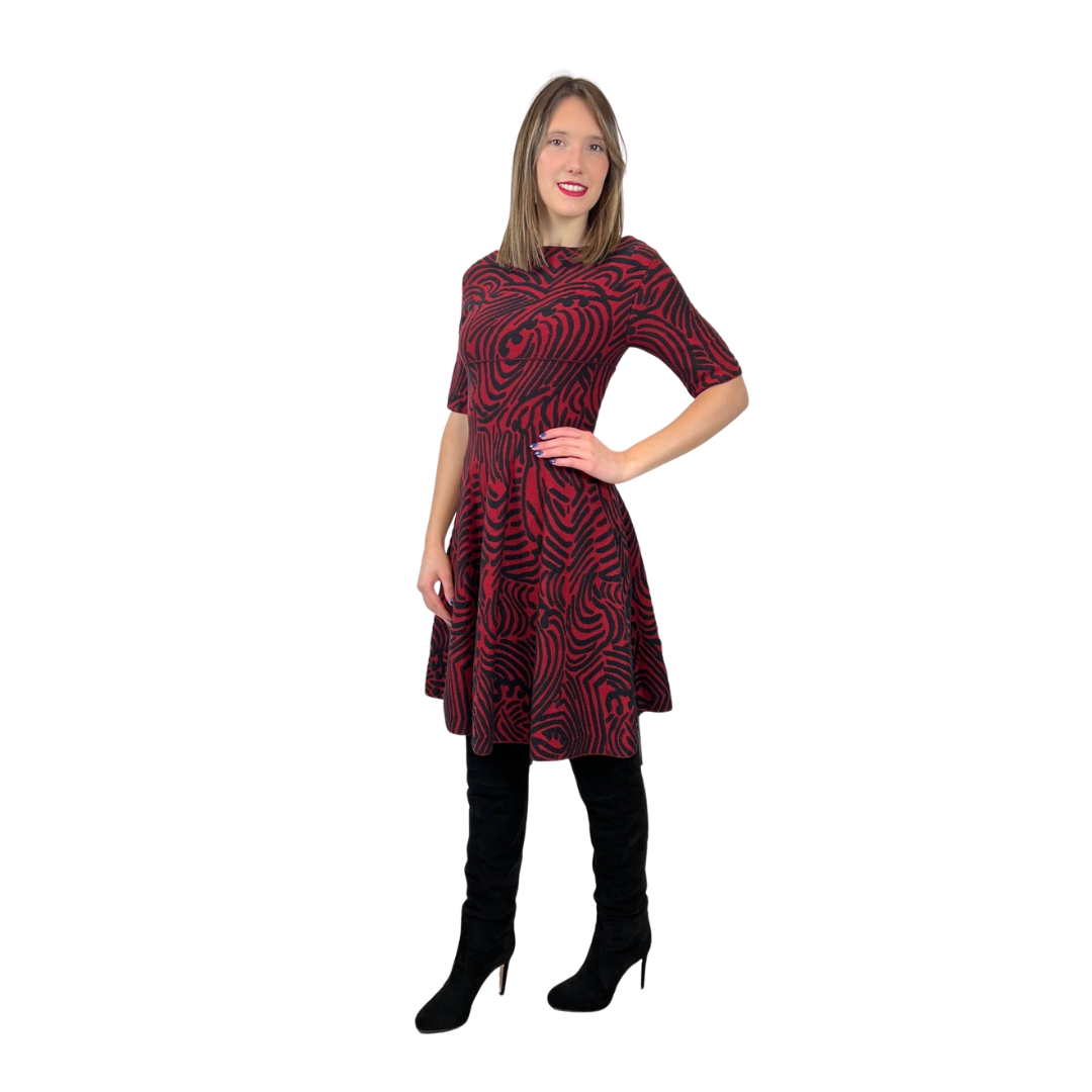 Abito rosso 2025 e nero