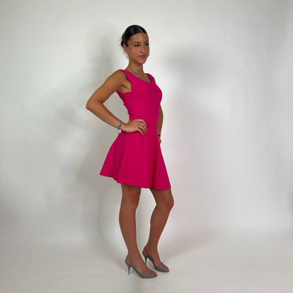 MORESI Completo abito e cardigan pink