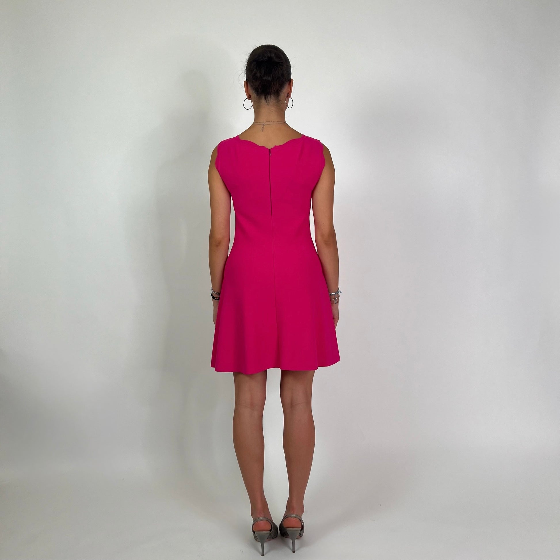 MORESI Completo abito e cardigan pink