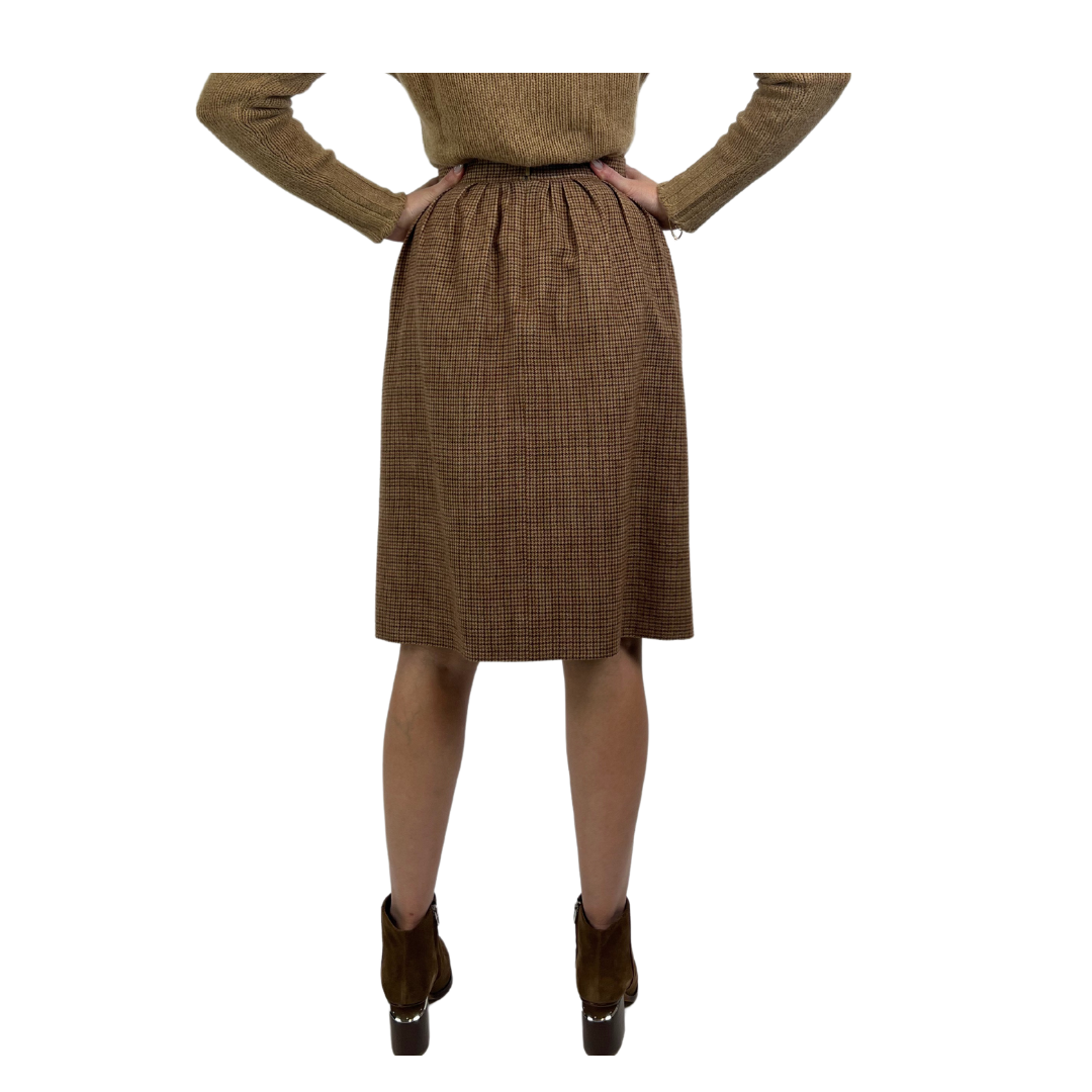 MORESI Maglione dolcevita i cashmere color cammello - CHLOÉ Gonna longuette in tessuto di lana