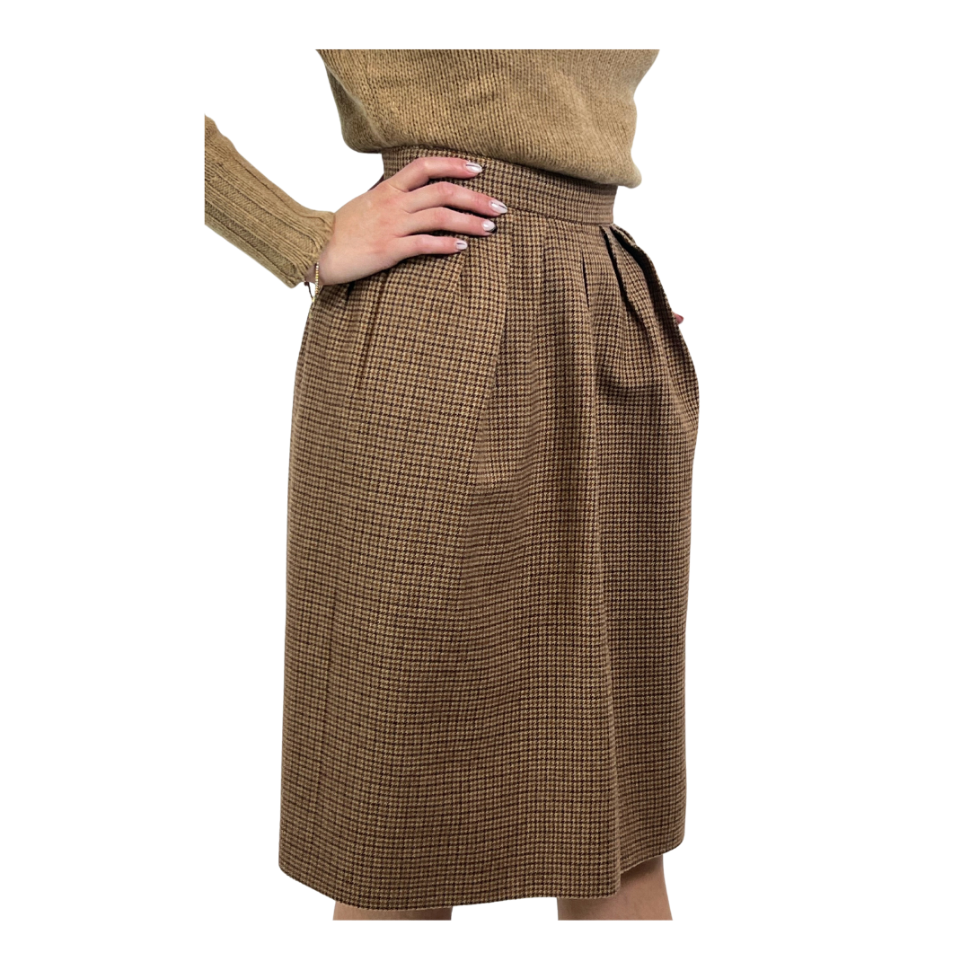 MORESI Maglione dolcevita i cashmere color cammello - CHLOÉ Gonna longuette in tessuto di lana