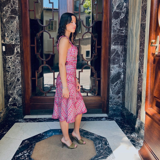 MOSCHINO  Abito in seta pink 