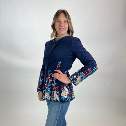 OSCAR DE LA RENTA Giacca in cashmere e lana