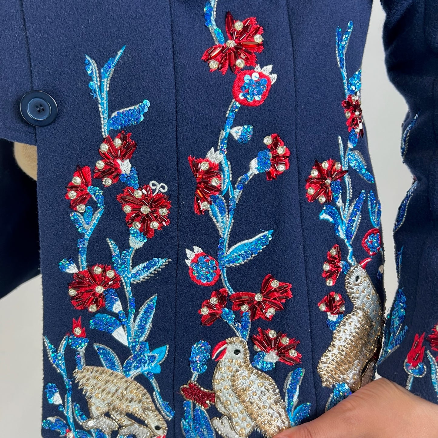 OSCAR DE LA RENTA Giacca in cashmere e lana