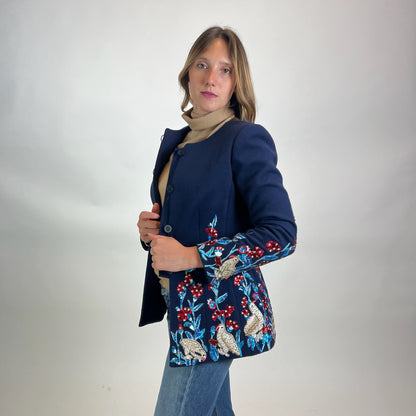 OSCAR DE LA RENTA Giacca in cashmere e lana