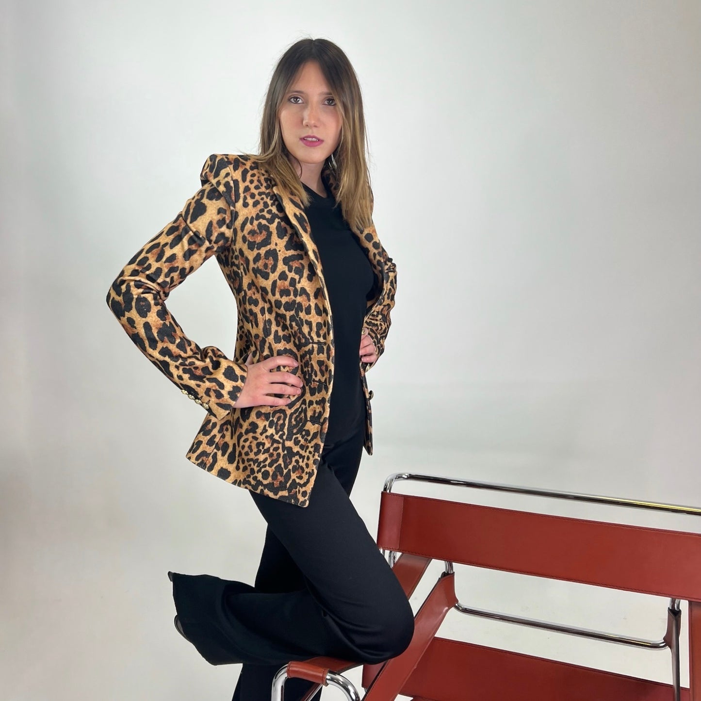 PACO RABANNE Blazer maculata in lana 