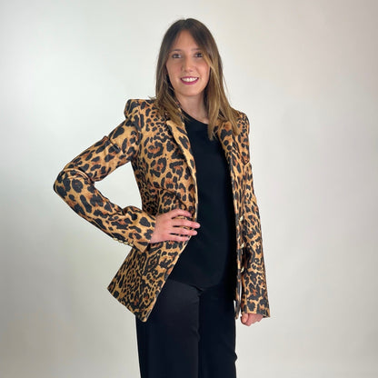 PACO RABANNE Blazer maculata in lana 