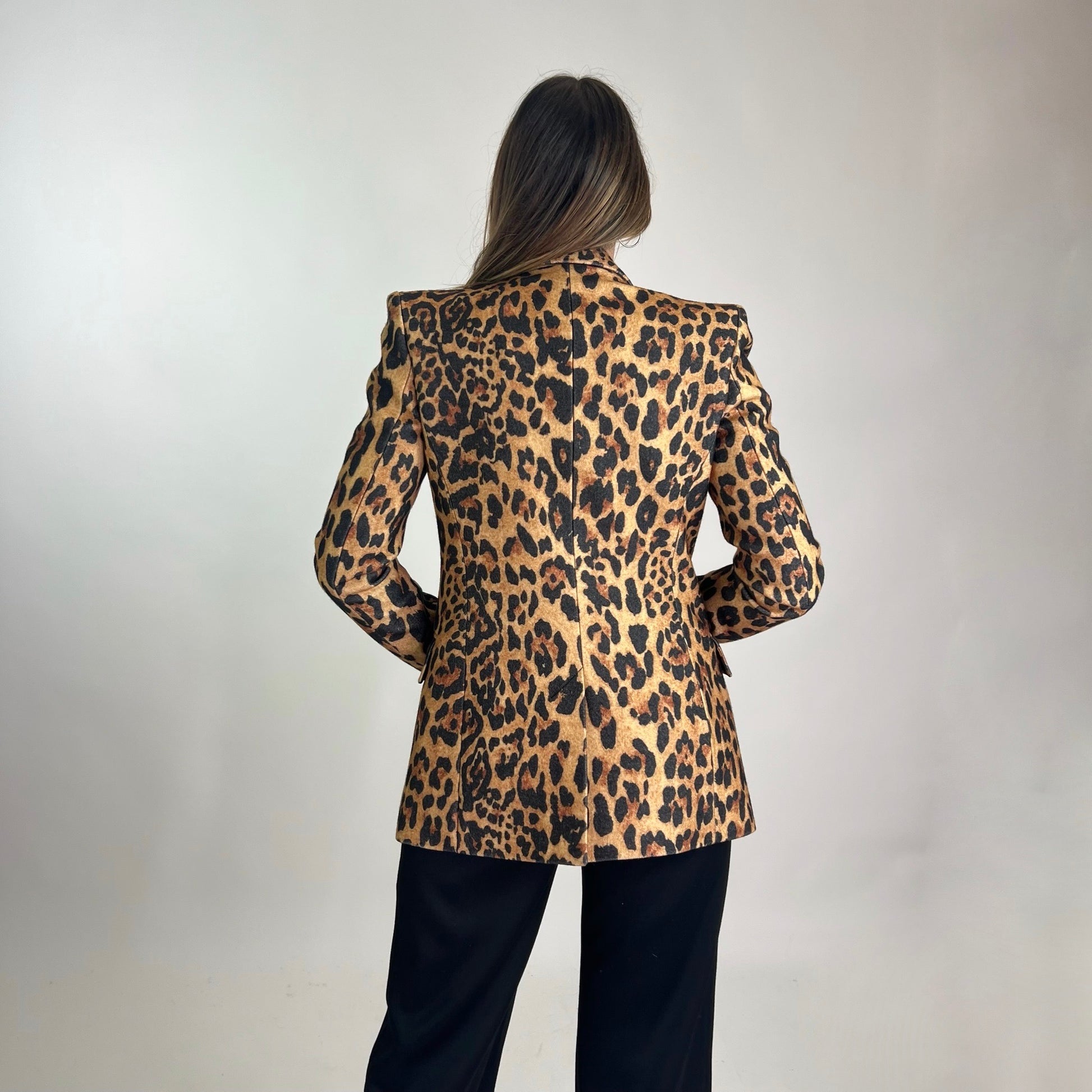 PACO RABANNE Blazer maculata in lana 