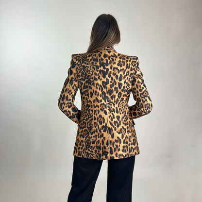 PACO RABANNE Blazer maculata in lana 