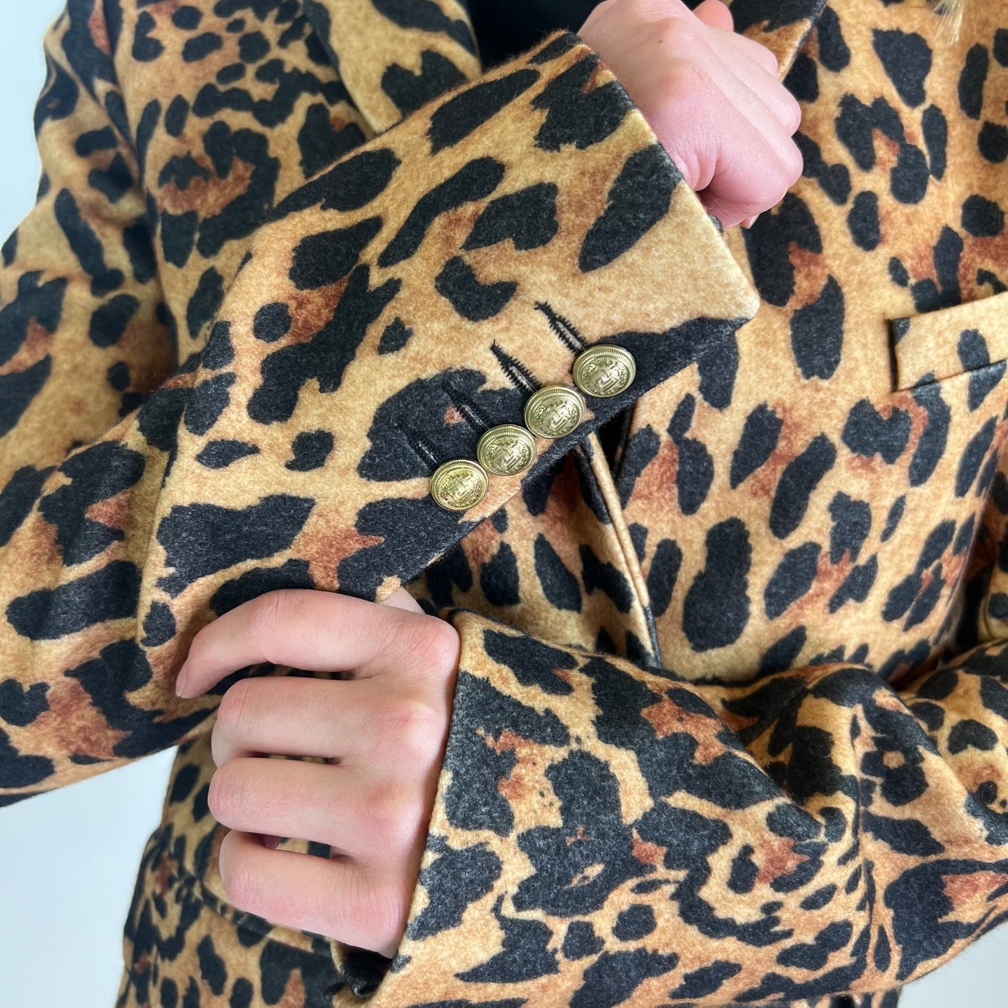 PACO RABANNE Blazer maculata in lana 