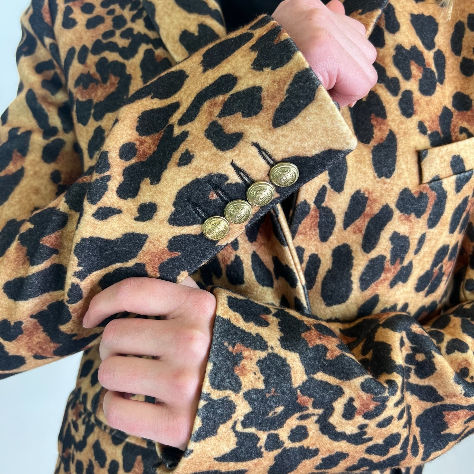 PACO RABANNE Blazer maculata in lana 