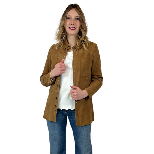 PINKO Giacca camicia in renna