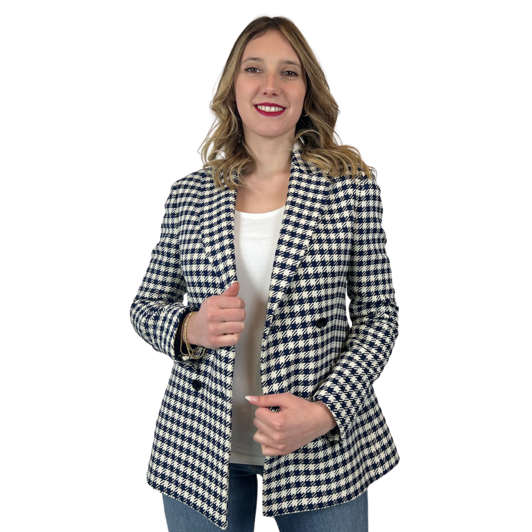PIOMBO Giacca blazer a quadri