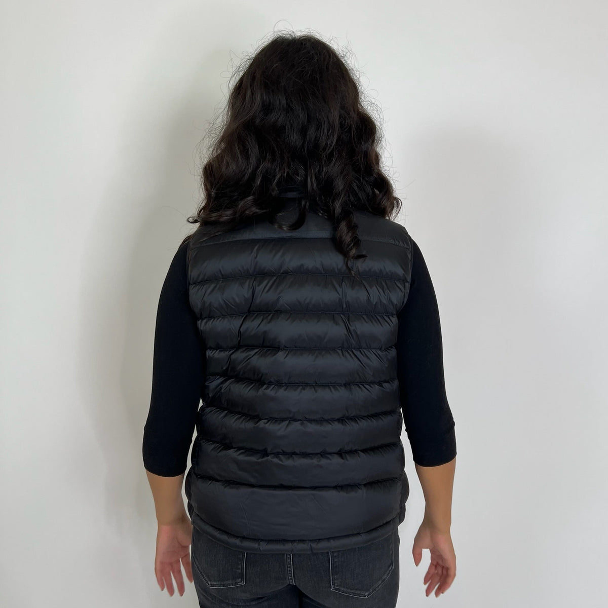 POLO R. LAUREN Gilet piumino imbottito trapuntato nero