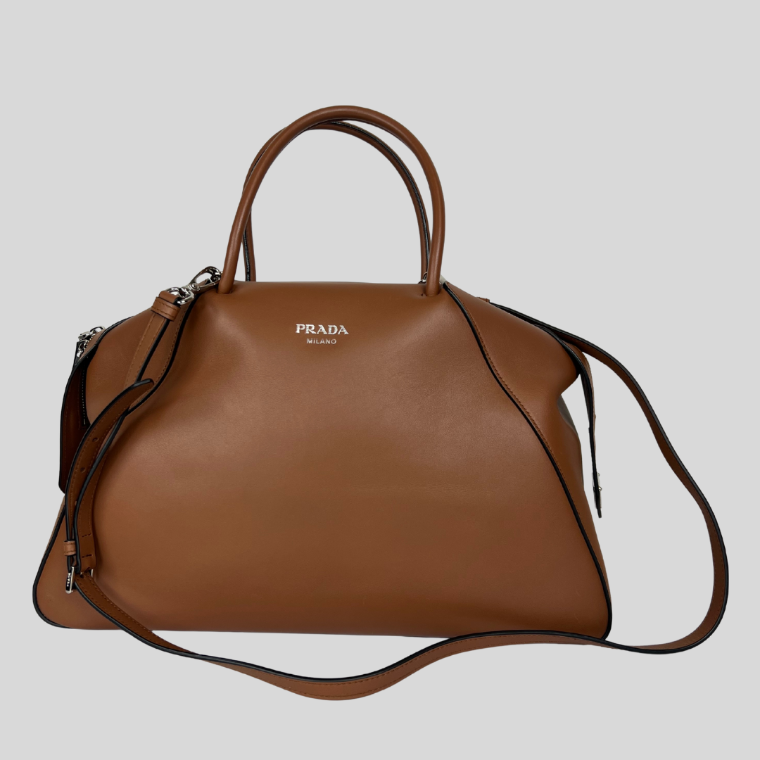 PRADA Borsa "Supernova" color cognac