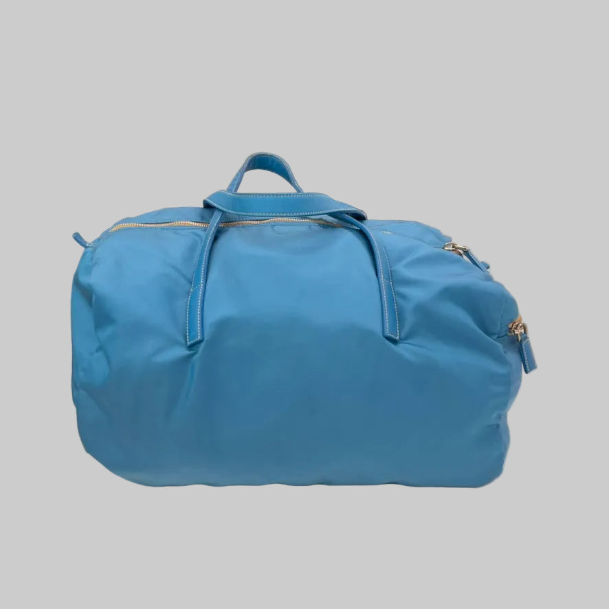 PRADA Borsa bauletto in nylon turchese