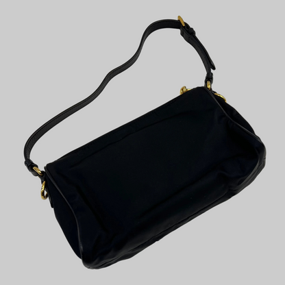 PRADA Borsa rettangolare nylon nero