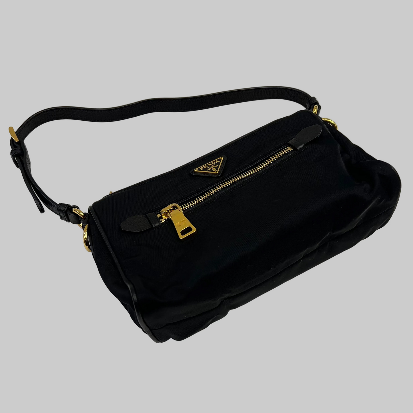 PRADA Borsa rettangolare nylon nero