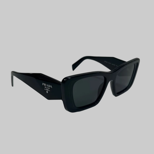 PRADA Occhiale sole nero forma rettangolare