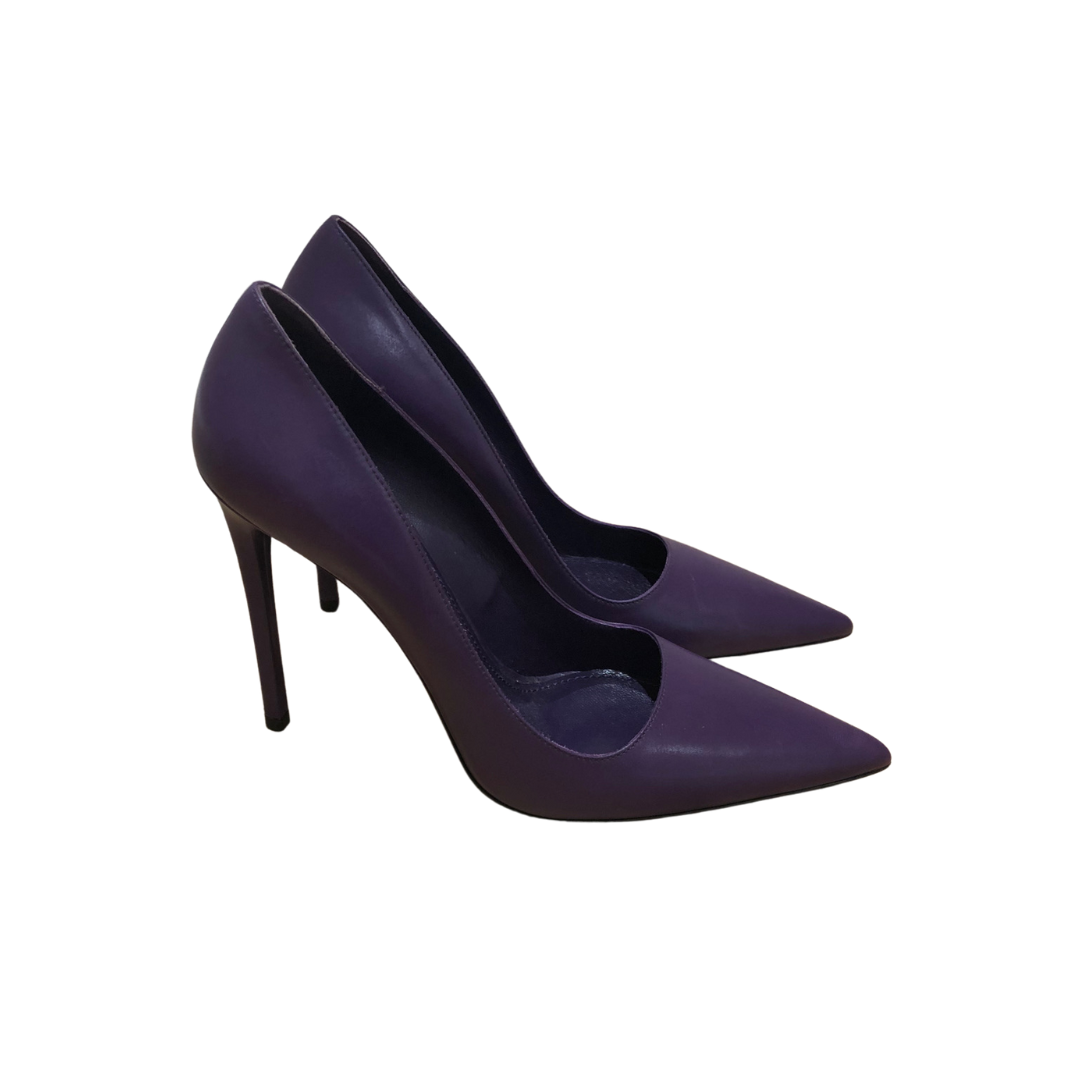 PRADA  Scarpa decolté in pelle viola