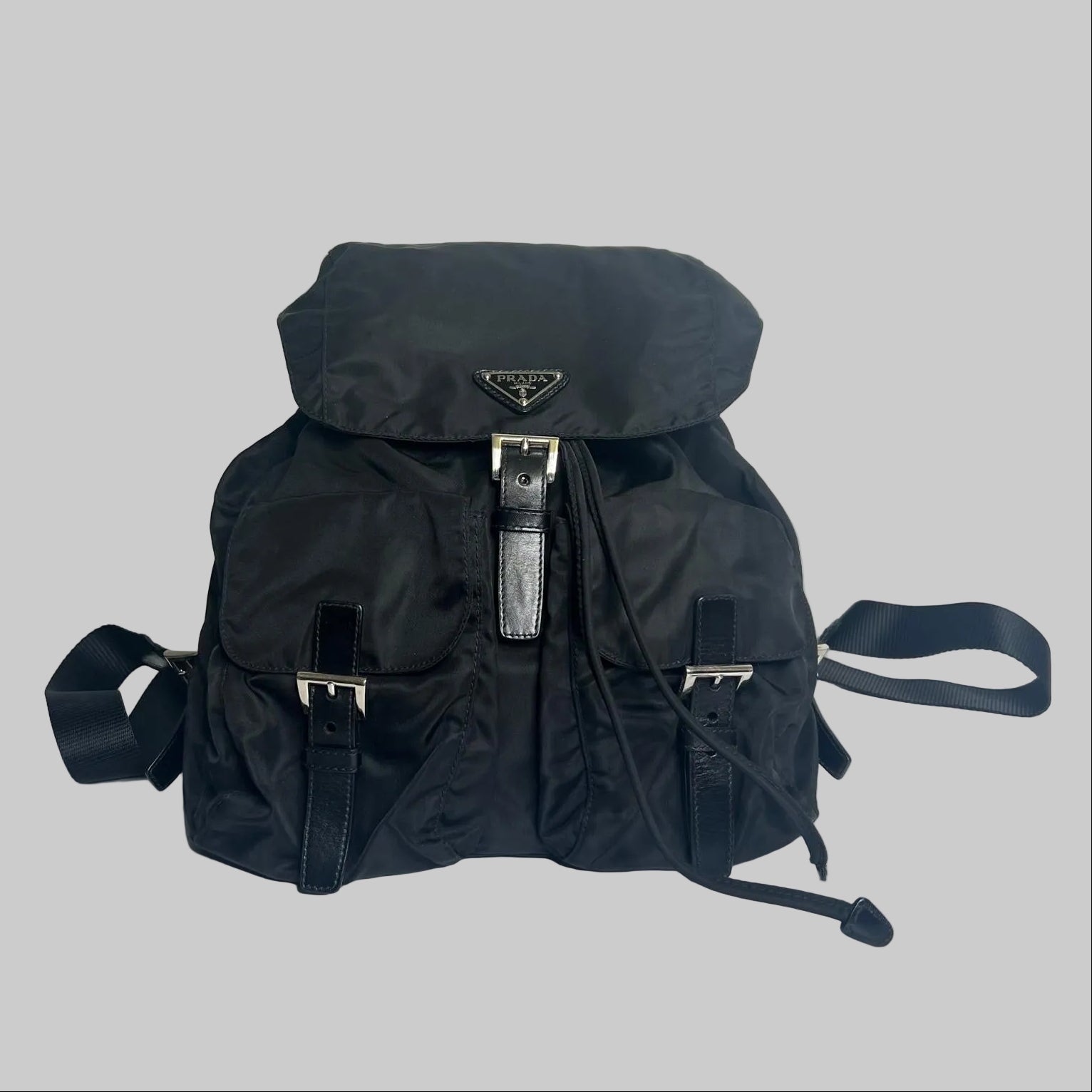 PRADA Zaino nero in nylon