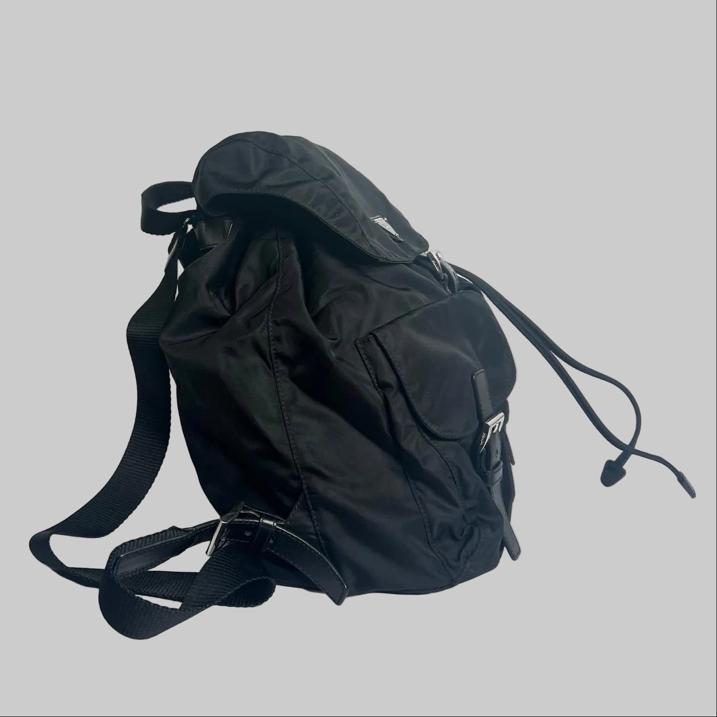 PRADA Zaino nero in nylon