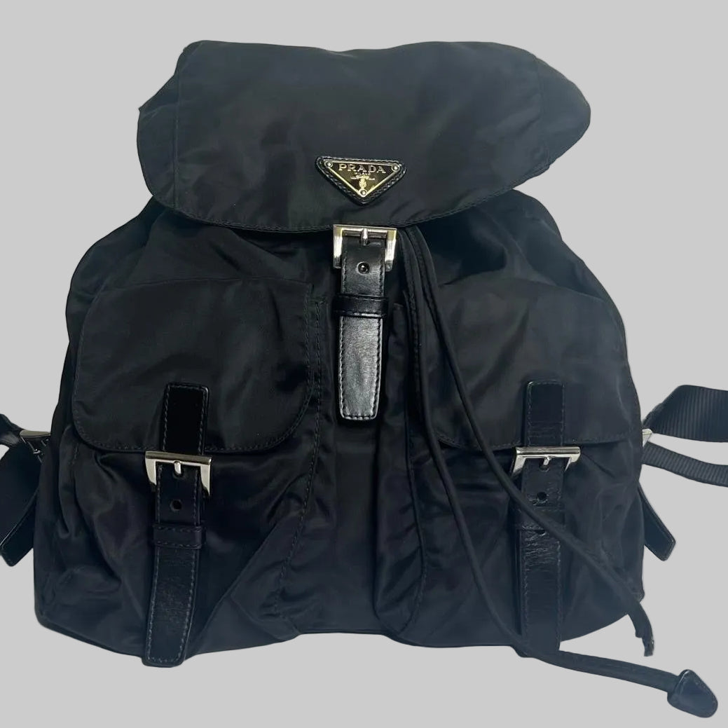 PRADA Zaino nero in nylon