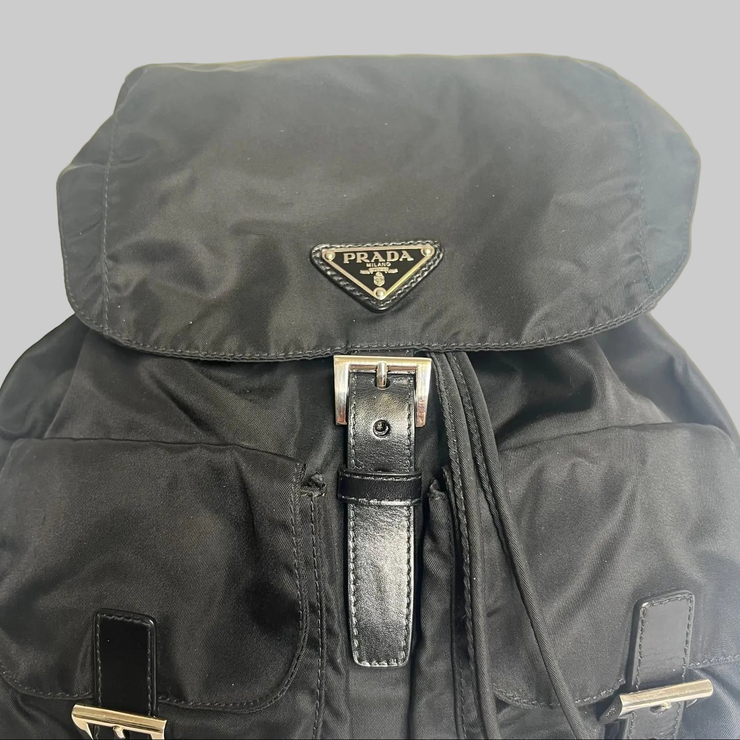PRADA Zaino nero in nylon