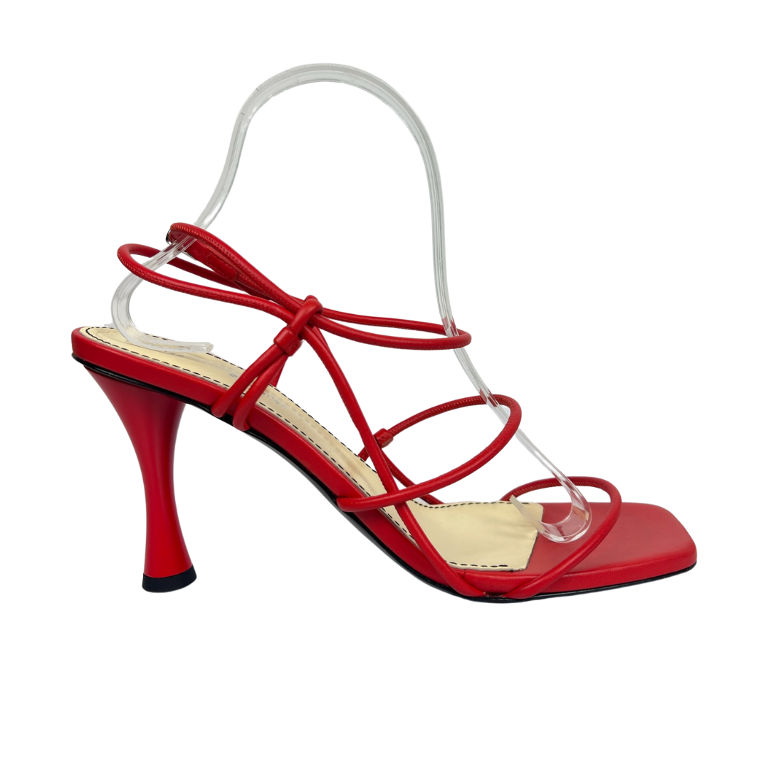 PROENZA SCHOULER Sandali in pelle rossa