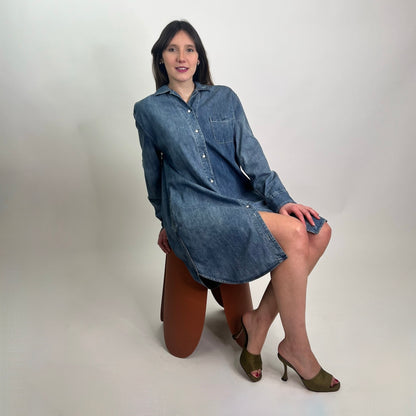 RAG BONE N.Y. Abito chemisier in denim 