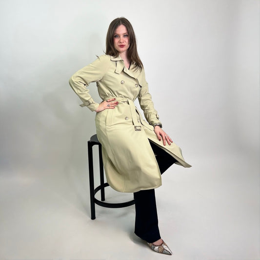 RAMOSPORT Trench lungo beige