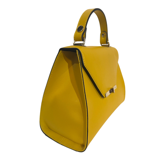 RIPANI Borsa in pelle giallo limone