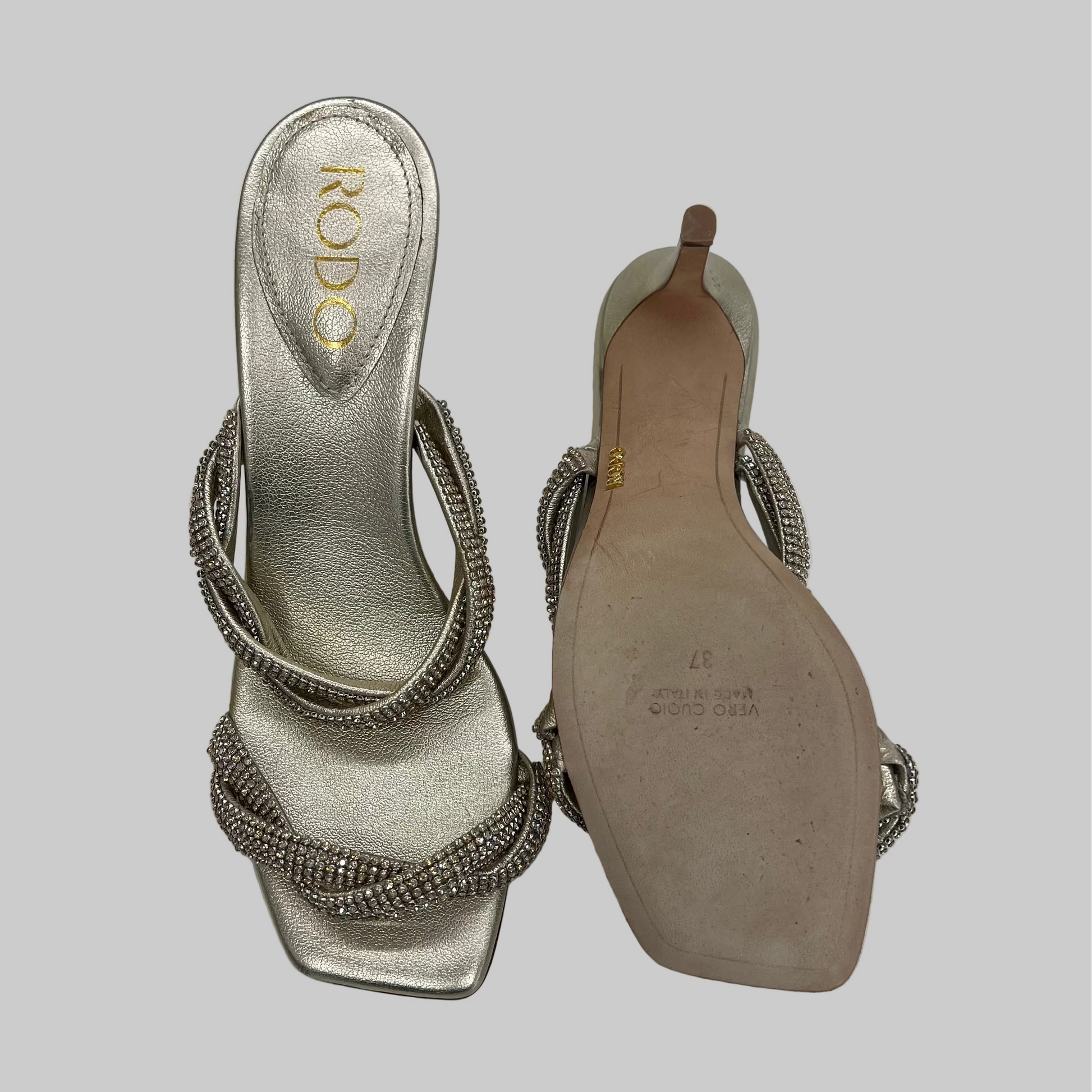 RODO Scarpe sandalo dorato