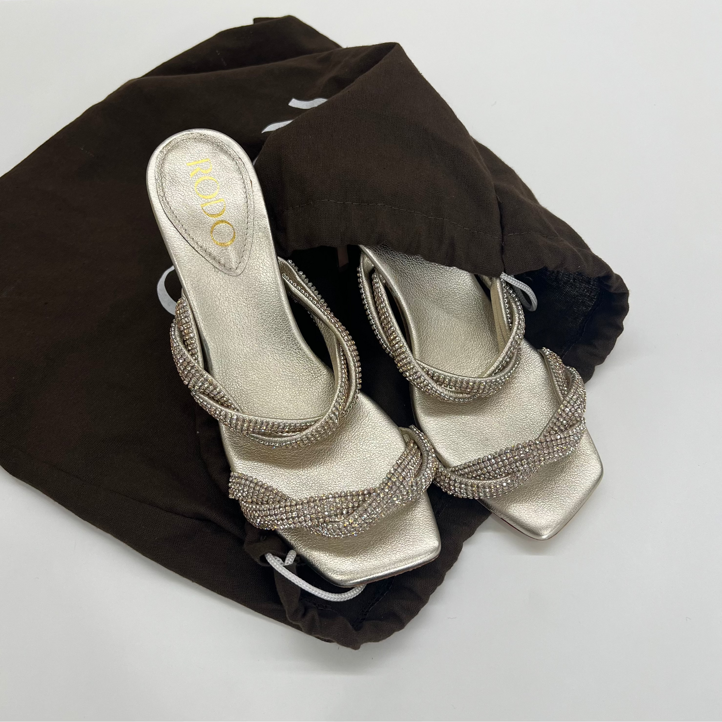 RODO Scarpe sandalo dorato