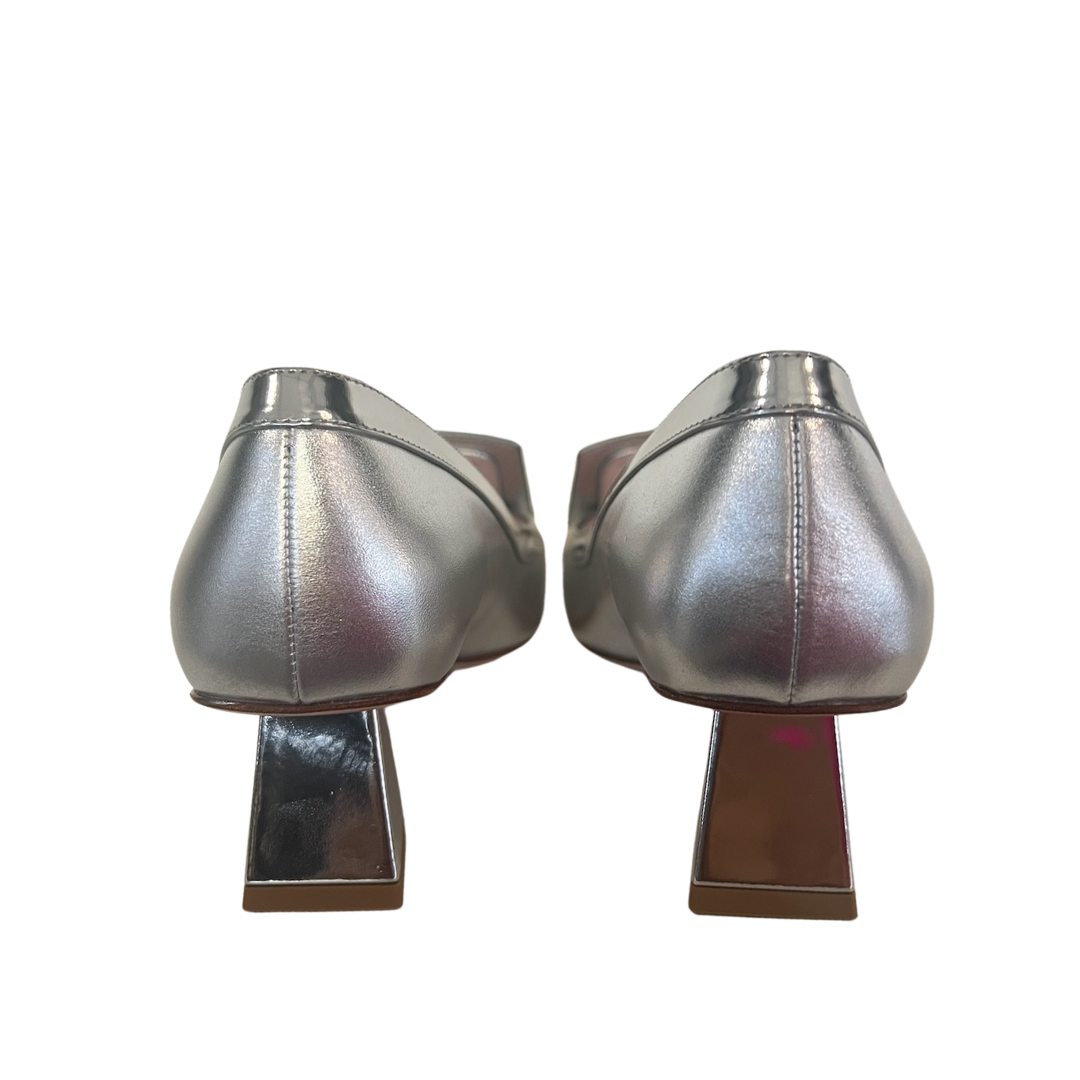 ROGER VIVIER Scarpa ballerina in pelle argento