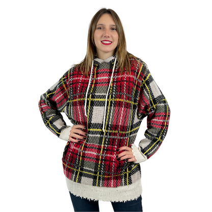 R 13 Maglione scozzese in cashmere