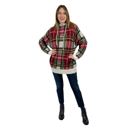 R 13 Maglione scozzese in cashmere