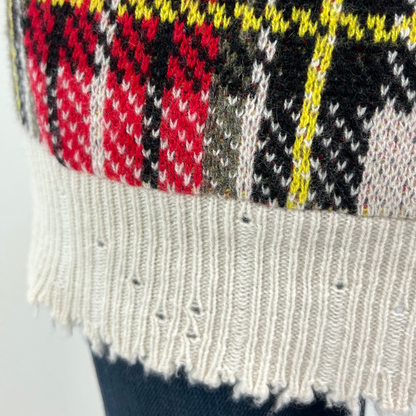 R 13 Maglione scozzese in cashmere