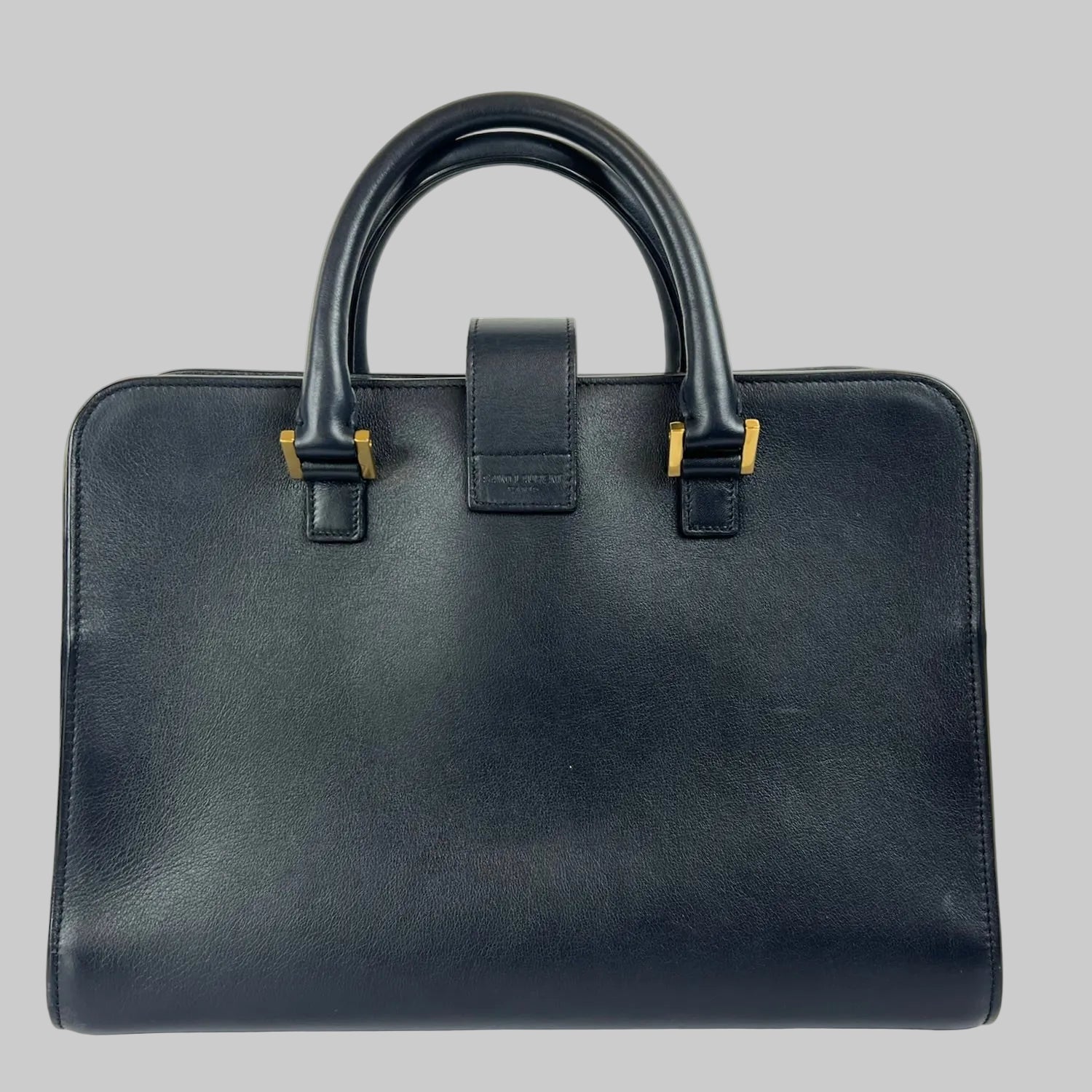 SAINT LAURENT Borsa Baby Cabas blu 