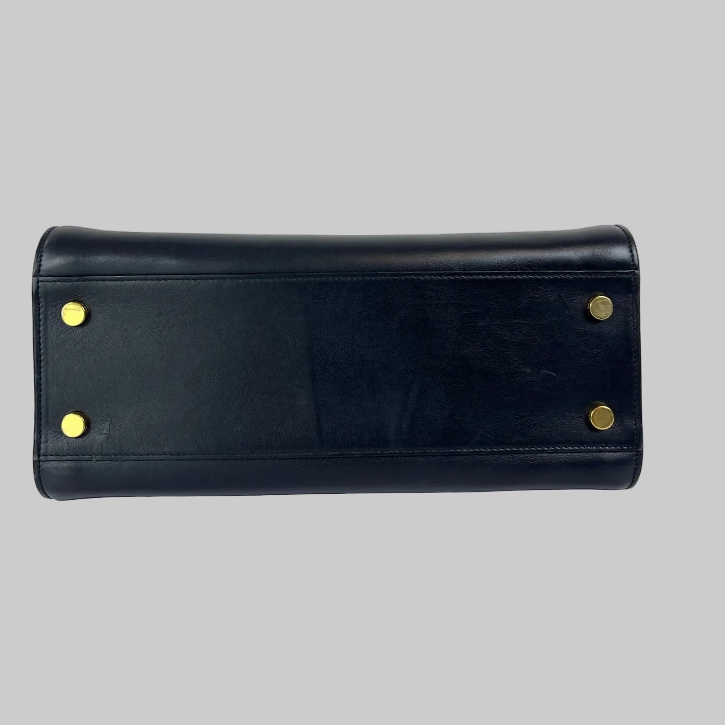 SAINT LAURENT Borsa Baby Cabas blu 