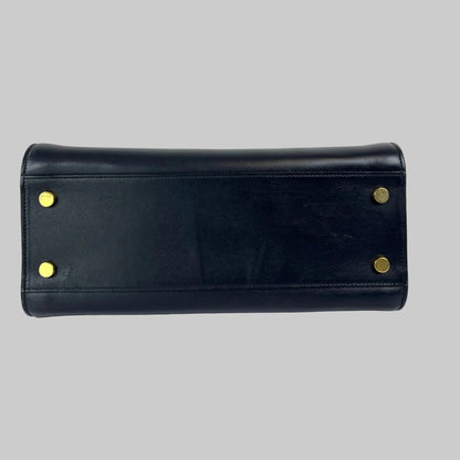 SAINT LAURENT Borsa Baby Cabas blu 
