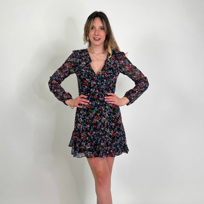 SALONI Abito corto a fiori