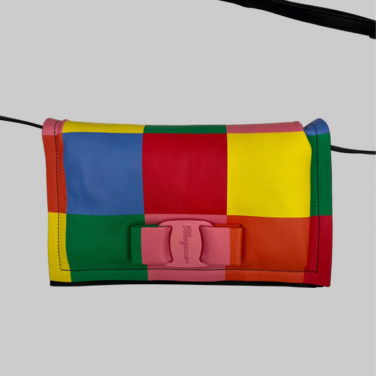 SALVATORE FERRAGAMO Borsa pochette multicolor