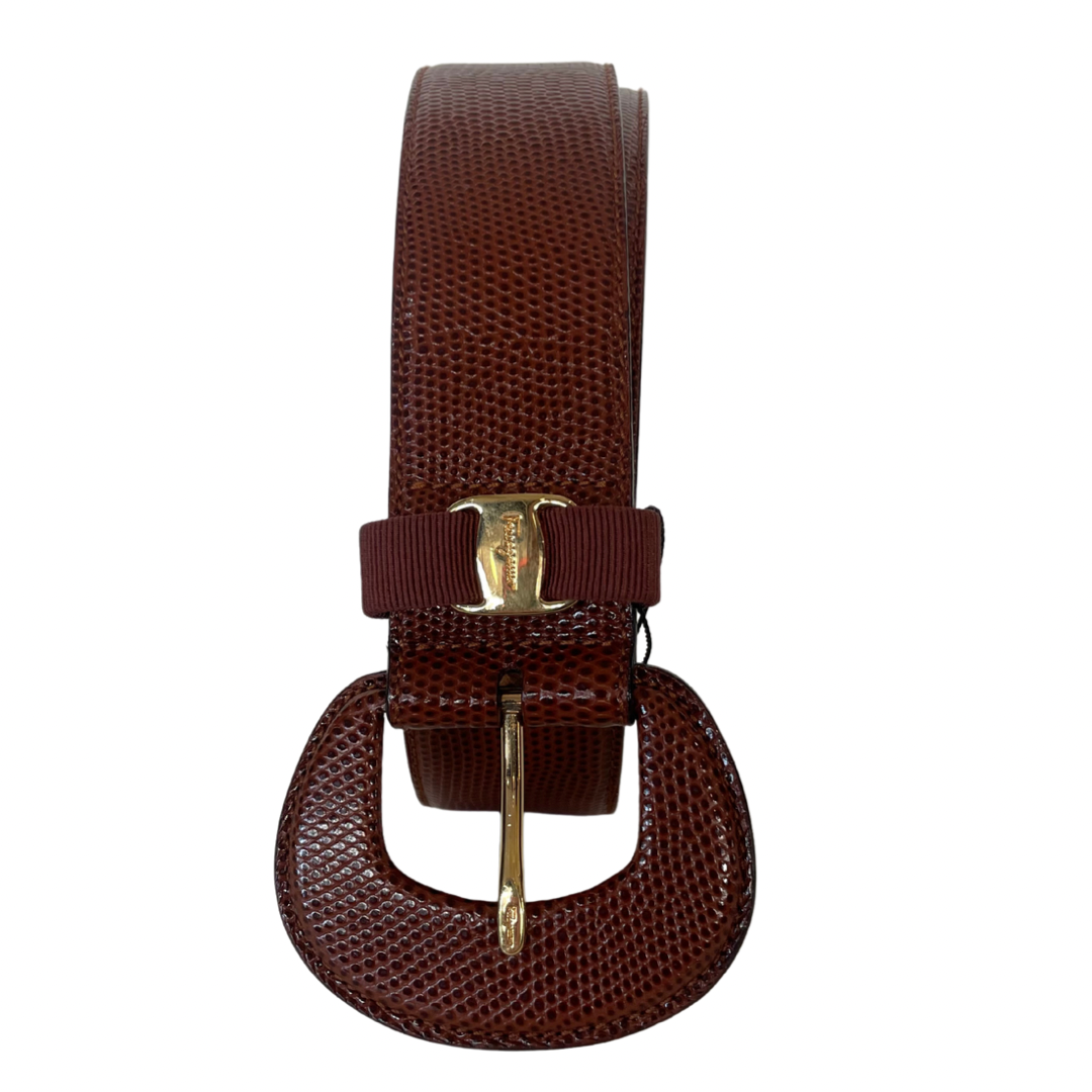 SALVATORE FERRAGAMO Cintura color cuoio