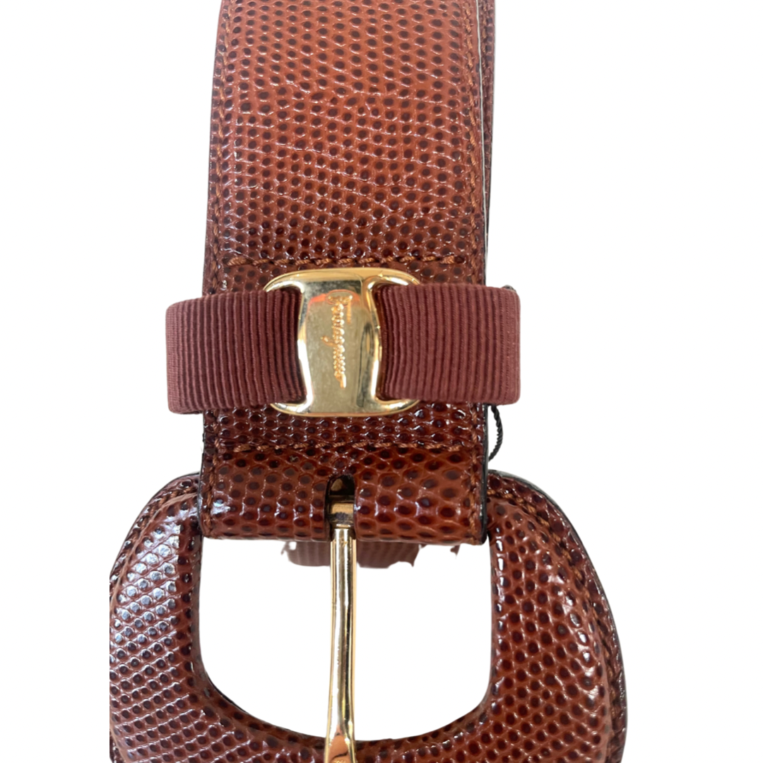 SALVATORE FERRAGAMO Cintura color cuoio