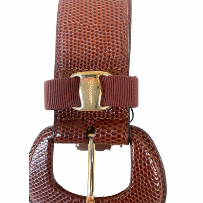 SALVATORE FERRAGAMO Cintura color cuoio