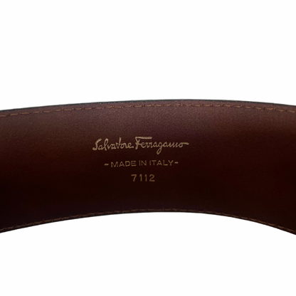 SALVATORE FERRAGAMO Cintura color cuoio