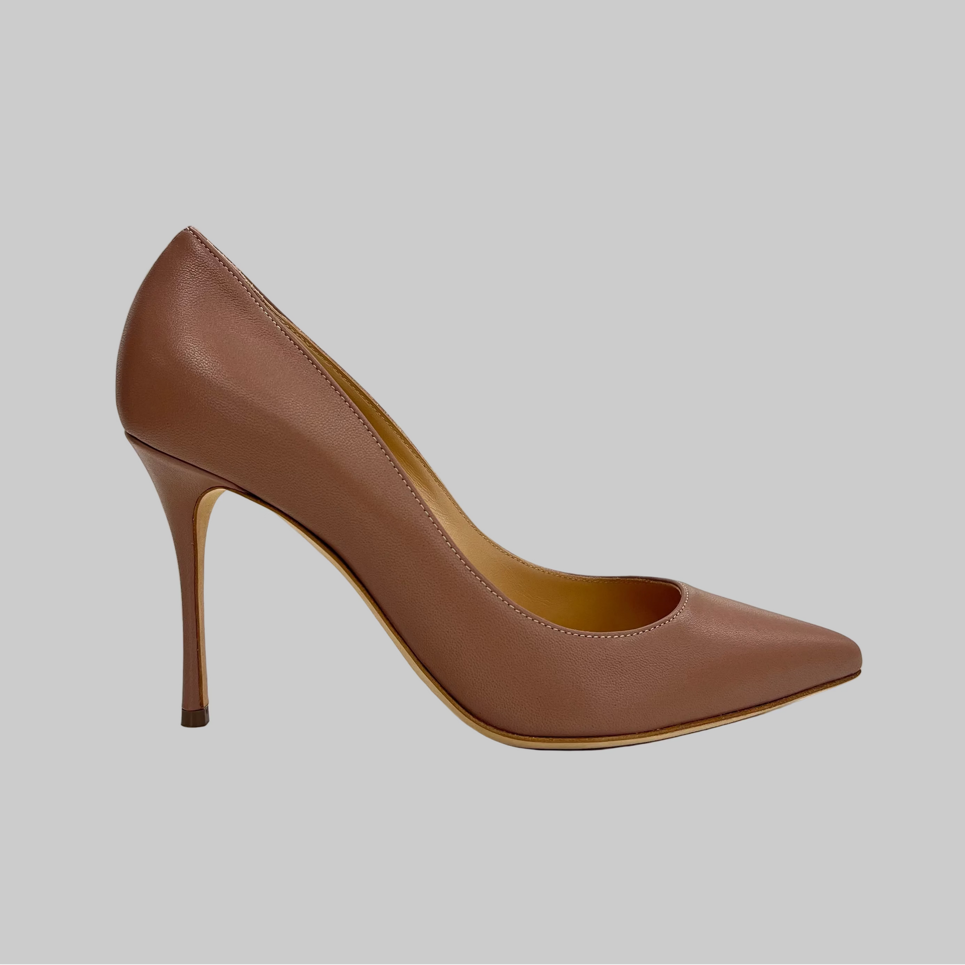 SERGIO ROSSI Scarpa decolté pelle color nude